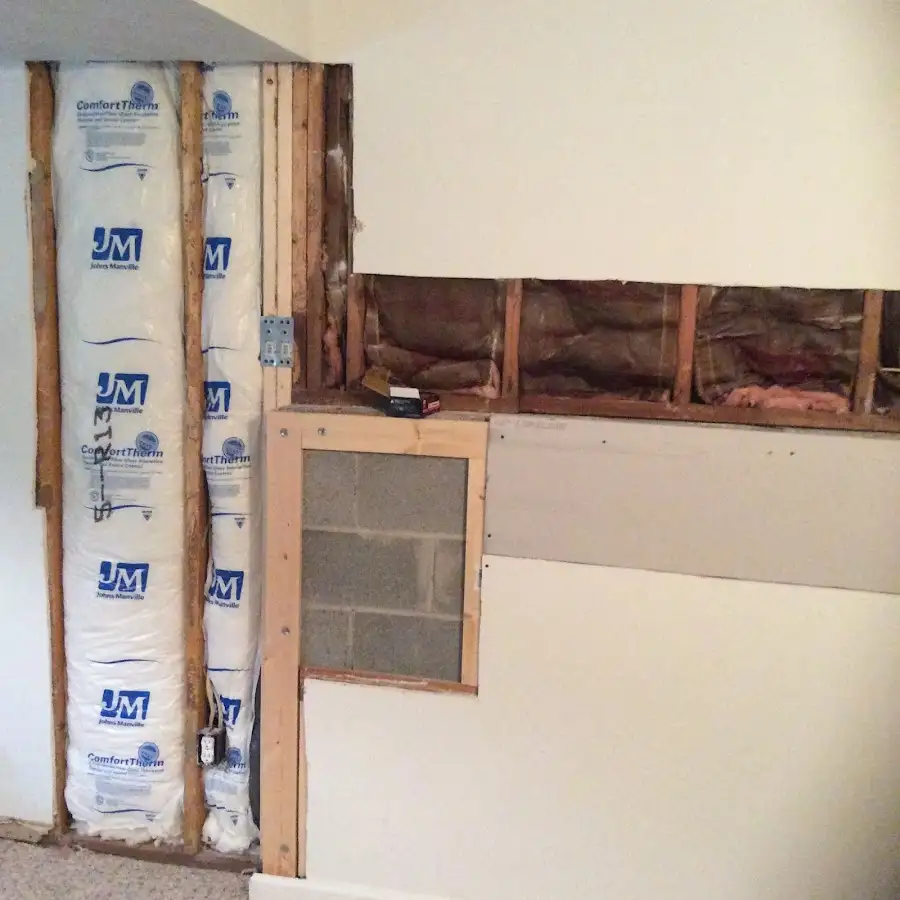 Wall insulation replacement during Structural Drying in Haiku-Pauwela